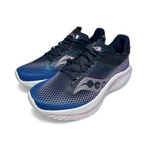 Saucony Kinvara 14 Pro Women's Running Shoes Sneakers Mesh Low Top Blue Pink 8.5